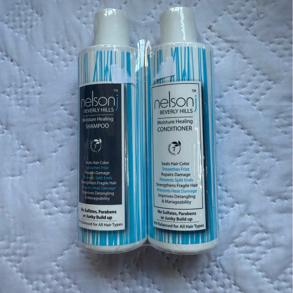 NELSON J BEVERLY HILLS Shampoo and Conditioner Set 8 oz each NEW